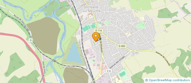 localisation de l'entreprise MADAME NADEGE LAITEM à DOMBASLE-SUR-MEURTHE