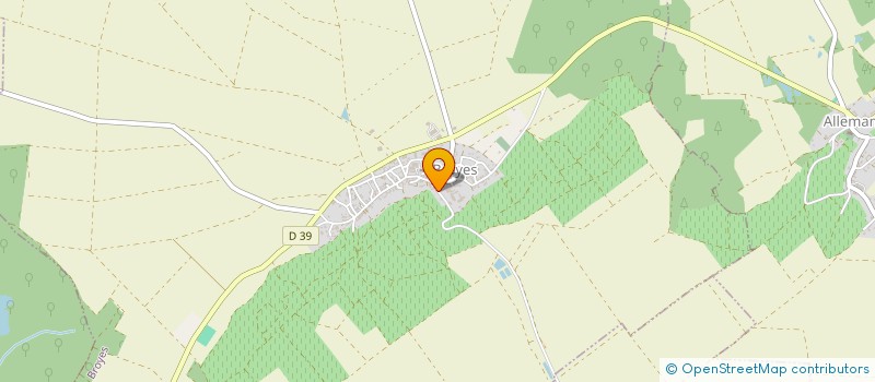 localisation de l'entreprise MADAME NADEGE LANGLET  BROYES