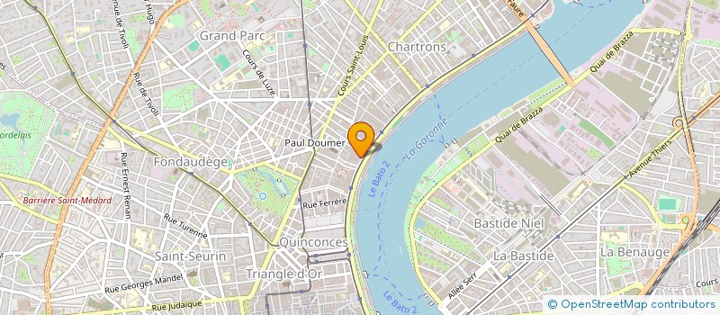 localisation de l'entreprise MADAME NADEGE LAPAILLERIE  BORDEAUX