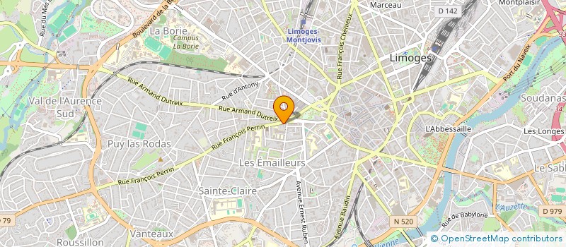localisation de l'entreprise MADAME NADEGE LAUCHET à LIMOGES