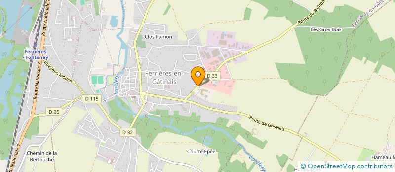 localisation de l'entreprise MADAME NADEGE LE BRETON à FERRIERES-EN-GATINAIS