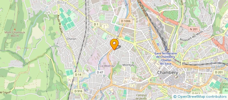localisation de l'entreprise MADAME NADEGE LE GOURONNEC à CHAMBERY