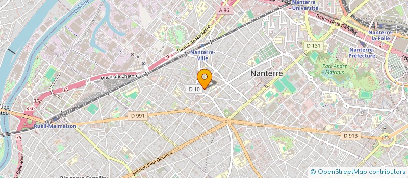 localisation de l'entreprise MADAME NADEGE LE GUEU à NANTERRE