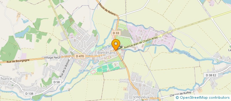 localisation de l'entreprise MADAME NADEGE LECESTRE  BLETTERANS