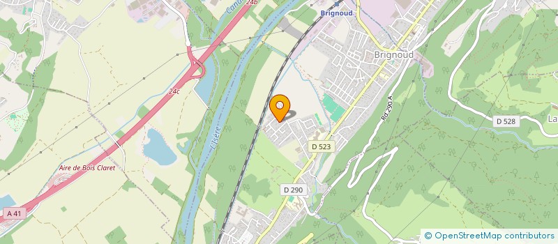 localisation de l'entreprise MADAME NADEGE LECLERC  VILLARD-BONNOT