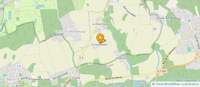 localisation de l'entreprise MADAME NADEGE LEDRAN  FONTENAY-LES-BRIIS