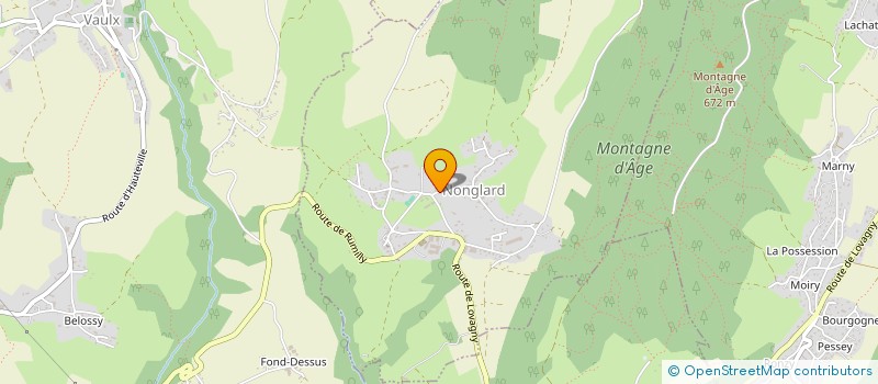 localisation de l'entreprise MADAME NADEGE LEGER  NONGLARD