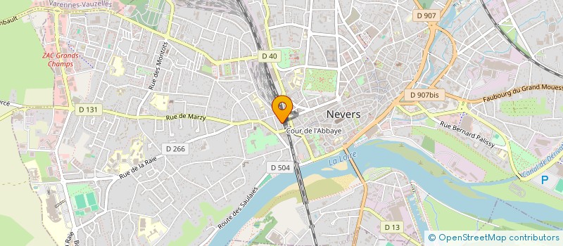 localisation de l'entreprise MADAME NADEGE LEGRAND à NEVERS