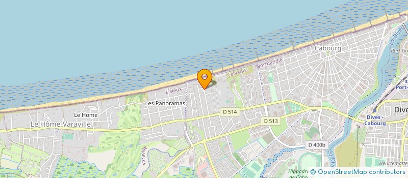 localisation de l'entreprise MADAME NADEGE LELOIR  CABOURG