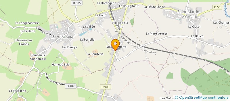 localisation de l'entreprise MADAME NADEGE LEMAGNEN  COUVILLE