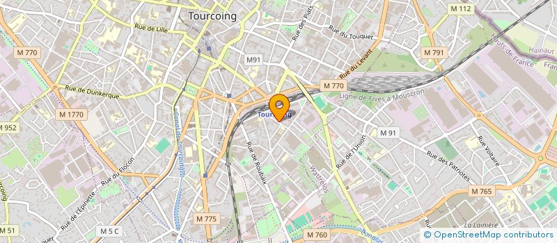 localisation de l'entreprise MADAME NADEGE LEMAIRE  TOURCOING