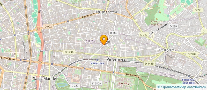 localisation de l'entreprise MADAME NADEGE LEMARINEL à VINCENNES