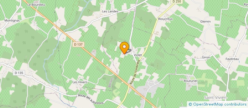 localisation de l'entreprise MADAME NADEGE LEPLA  TEUILLAC