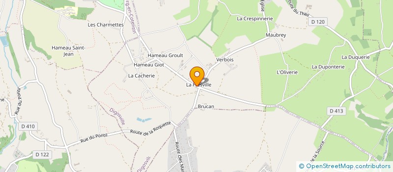 localisation de l'entreprise MADAME NADEGE LEPOITTEVIN  DIGOSVILLE