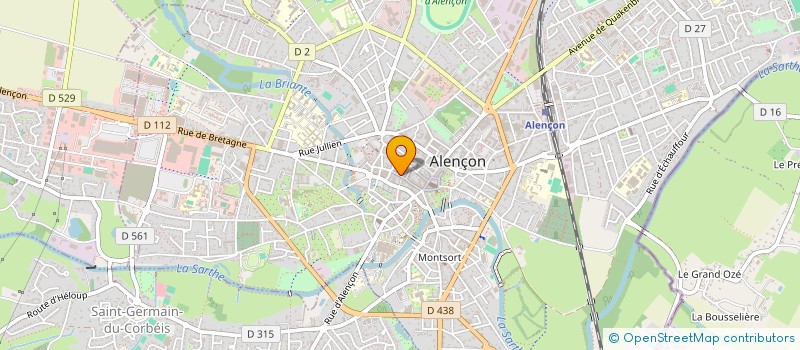 localisation de l'entreprise MADAME NADEGE LESAGE à ALENCON
