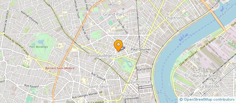 localisation de l'entreprise MADAME NADEGE LEVEAU à BORDEAUX
