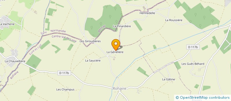 localisation de l'entreprise MADAME NADEGE LEVEILLE à ROHAIRE