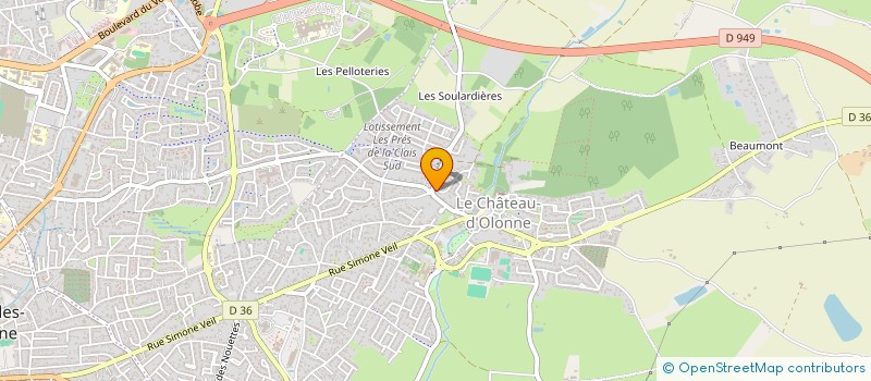 localisation de l'entreprise MADAME NADEGE LIENKE à LES SABLES D'OLONNE
