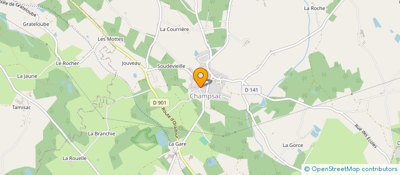 localisation de l'entreprise MADAME NADEGE LINDECKER à BUSSIERE-GALANT