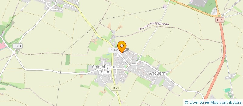 localisation de l'entreprise MADAME NADEGE LOCOGE  COLOMBY-ANGUERNY