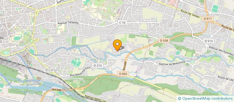 localisation de l'entreprise MADAME NADEGE LOEMBA SOGNIE  BIZANOS