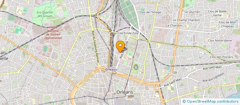 localisation de l'entreprise MADAME NADEGE LOUISORT  ORLEANS