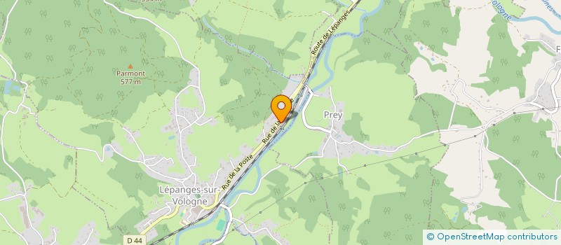 localisation de l'entreprise MADAME NADEGE LOUPS  LAVELINE-DEVANT-BRUYERES