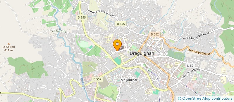 localisation de l'entreprise MADAME NADEGE LUCAS  DRAGUIGNAN