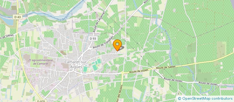 localisation de l'entreprise MADAME NADEGE LURIE à CAMARET-SUR-AIGUES