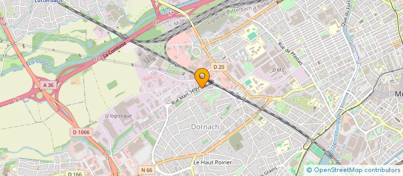 localisation de l'entreprise MADAME NADEGE MALOULA KALI  MULHOUSE