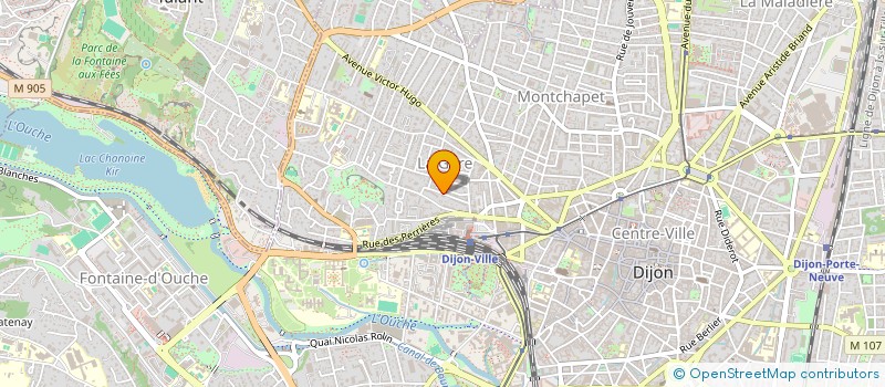 localisation de l'entreprise MADAME NADEGE MARTIN à DIJON