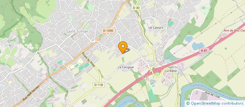 localisation de l'entreprise MADAME NADEGE MARTIN  SAINT-ISMIER