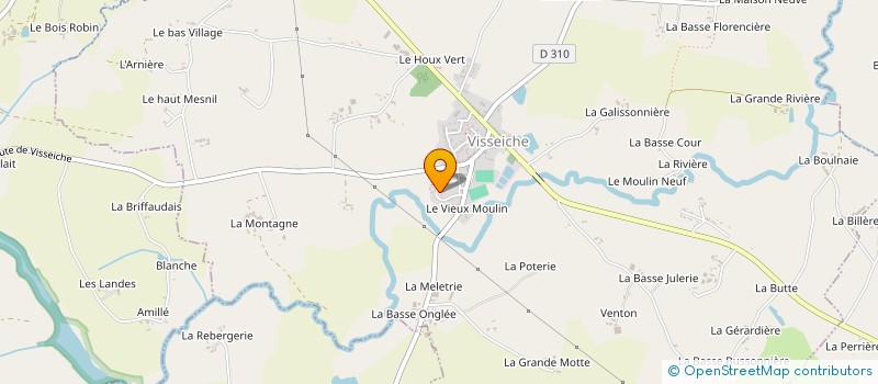 localisation de l'entreprise MADAME NADEGE MARTINEAU  VISSEICHE