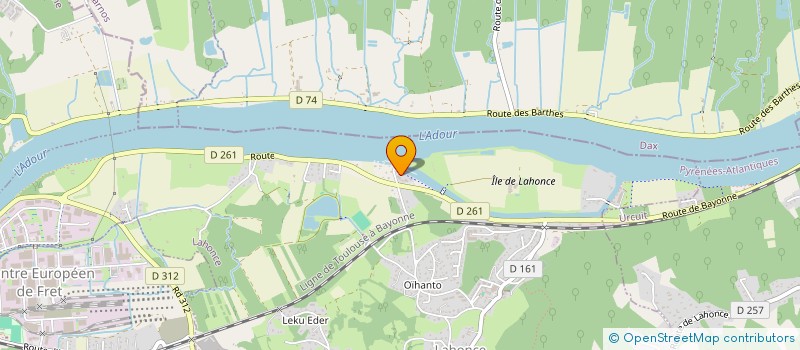 localisation de l'entreprise MADAME NADEGE MASSON  LAHONCE