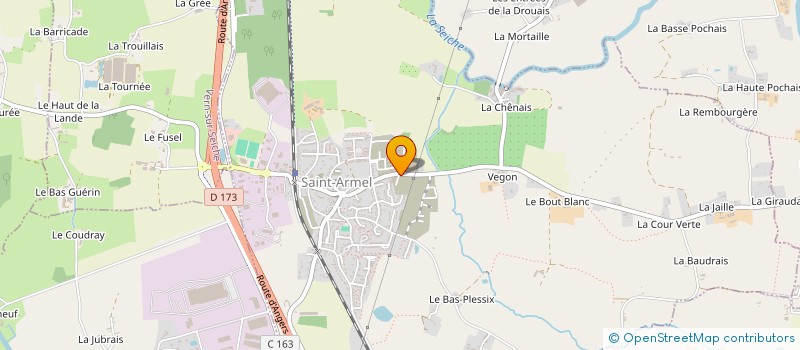 localisation de l'entreprise MADAME NADEGE MASSON  SAINT-ARMEL