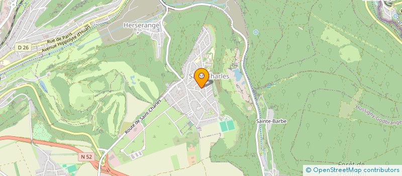 localisation de l'entreprise MADAME NADEGE MATHIEU  HAUCOURT-MOULAINE