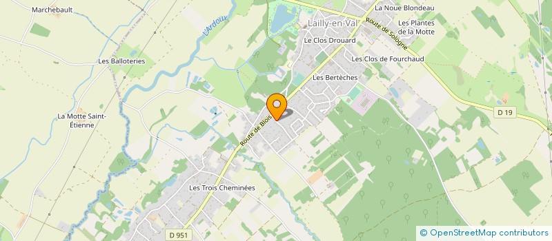 localisation de l'entreprise MADAME NADEGE MAUGER à LAILLY-EN-VAL