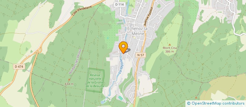 localisation de l'entreprise MADAME NADEGE MAUSSIRE  ECHENOZ-LA-MELINE