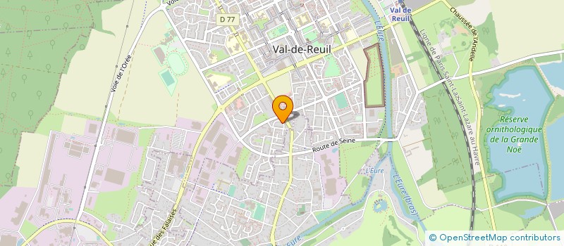 localisation de l'entreprise MADAME NADEGE MAXINO  VAL-DE-REUIL