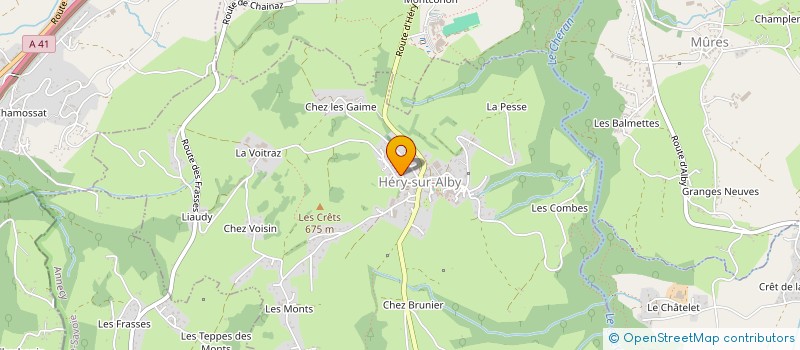 localisation de l'entreprise MADAME NADEGE MAZIN  HERY-SUR-ALBY