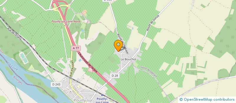 localisation de l'entreprise MADAME NADEGE MAZOYER  POUILLY-SUR-LOIRE