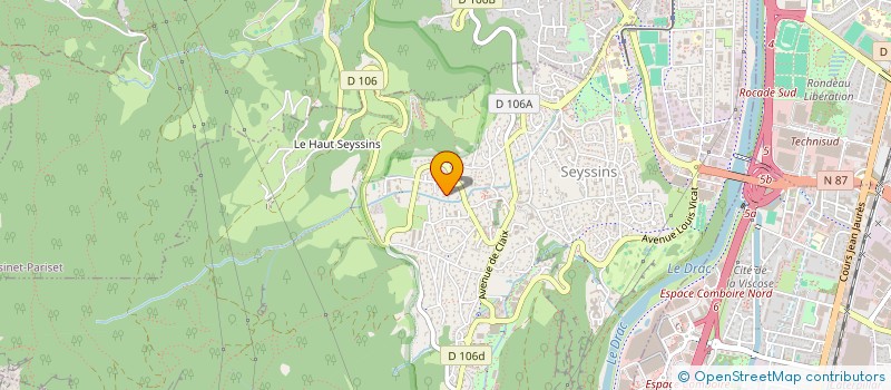 localisation de l'entreprise MADAME NADEGE MEDALIN à SEYSSINS