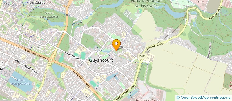 localisation de l'entreprise MADAME NADEGE MENDY  GUYANCOURT