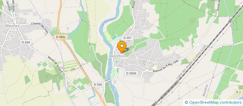 localisation de l'entreprise MADAME NADEGE MERCIER  MONTFRIN