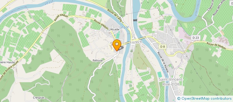 localisation de l'entreprise MADAME NADEGE MESSANT  LUZECH