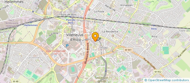 localisation de l'entreprise MADAME NADEGE MIETTE  VILLENEUVE-D'ASCQ