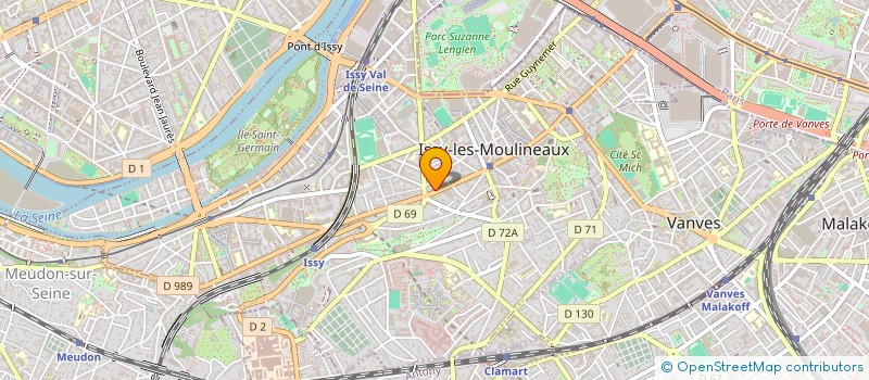 localisation de l'entreprise MADAME NADEGE MILARD à ISSY-LES-MOULINEAUX