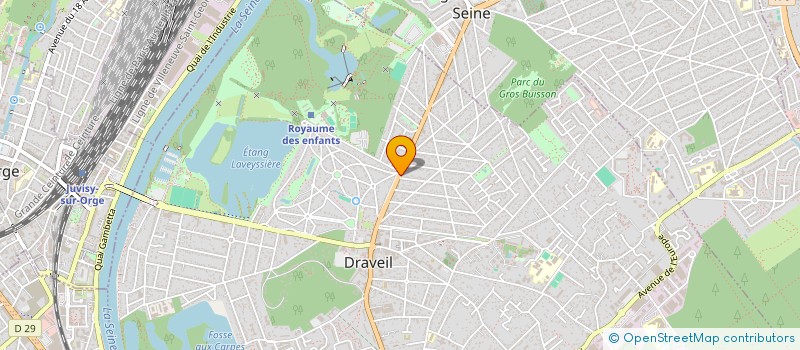 localisation de l'entreprise MADAME NADEGE MINOIS à DRAVEIL