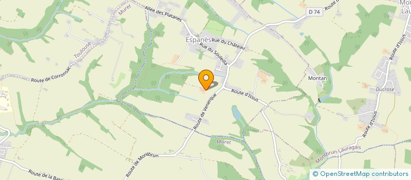 localisation de l'entreprise MADAME NADEGE MOLINARI  ESPANES