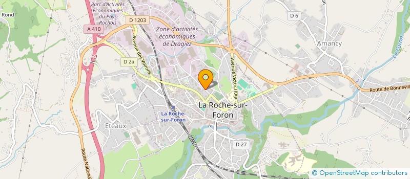 localisation de l'entreprise MADAME NADEGE MONGIN  LA ROCHE-SUR-FORON